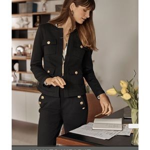 WHBM Stylist Jacket/Blazer Black Size 10